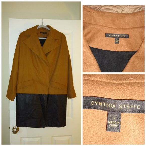 Beautiful Cynthia Steffe wool and lambsk